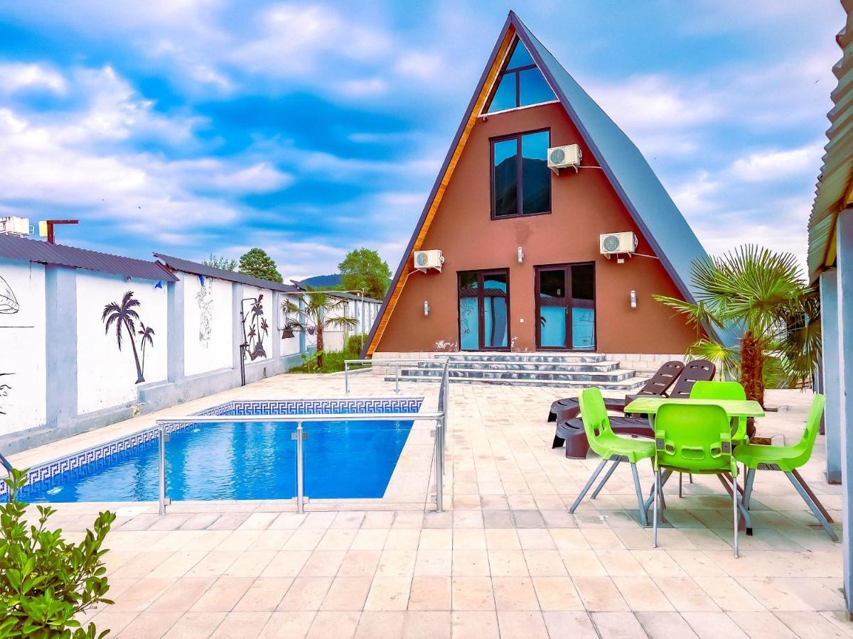 Qafqaz Family Chalet Villa Gabala Luaran gambar